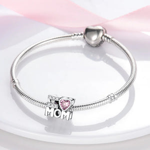 Silver Bracelet Charms Beads Pendant for Women DIY Jewelry
