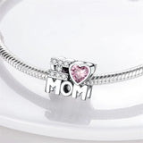 Silver Bracelet Charms Beads Pendant for Women DIY Jewelry