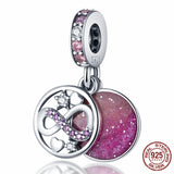 Pandara Bracelet Necklace 925 Silver Heart Charms Beads