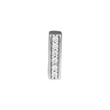 925 Silver Sparkling Clip Charm CZ Beads for Jewelry Making