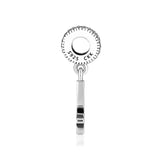 Stiletto Silver Dangle Charm Bead for Women's Bracelet