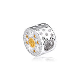 Sunshine Beads Golden Charms 925 Sterling Silver Jewelry