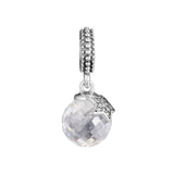 Moon and Star Silver Bead for Bracelets