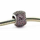 925 Silver Strawberry Bead for Charms Bracelets
