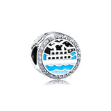 925 Sterling Silver Journey Beads Enamel Charms Bracelets