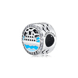 925 Sterling Silver Journey Beads Enamel Charms Bracelets