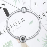Love of My Life Beads With CZ 925 Silver Jewelry