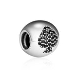 Love of My Life Beads With CZ 925 Silver Jewelry