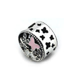 Springtime Openwork Beads 925 Sterling Silver Charms
