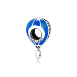 Charms Bracelets Beads with Enamel & Clear CZ 925 Sterling Silver