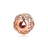 925 Silver Essence Bracelet Charms with Rose
