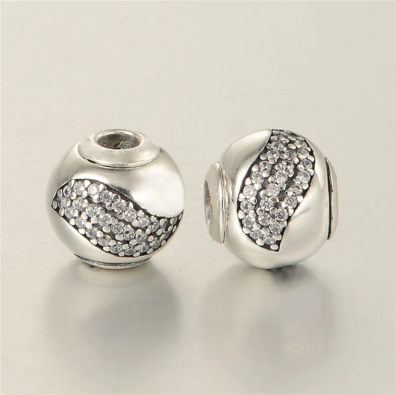 925 Silver Beads for Essence Bracelets Happiness Charms