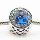 Peace Charms With CZ 925 Sterling Silver Beads