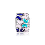 925 Silver Butterfly Clip Charm for Europe Beads Bracelets