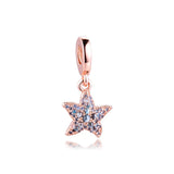 925 Sterling Silver Starfish Charms for Europe Beads Bracelets