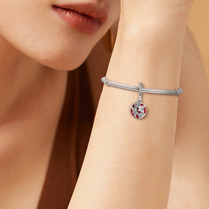 Springtime Dangle Charms 925 Sterling Silver Jewelry
