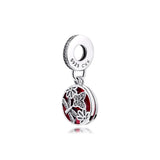 Springtime Dangle Charms 925 Sterling Silver Jewelry