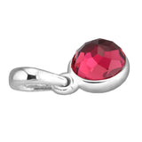Ruby 925 Silver July Bracelet Charms for Europe