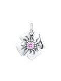 P Lock Opener Charms CZ 925 Silver Beads