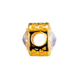 Europe Bracelet Charms Golden Hearts 925 Sterling Silver Jewelry