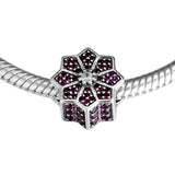 Europe Bracelets Gift Charms 925 Sterling Silver Jewelry with CZ