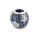 Europe Charms Bracelets 925 Silver Midnight Stars Beads