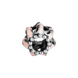 Sterling Silver Pink Sentiments Charm Bead for Bracelets