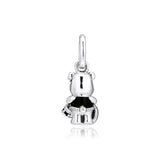 925 Silver Theodore Bear Charm for Europe Bracelets