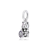 925 Silver Theodore Bear Charm for Europe Bracelets