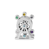925 Sterling Silver Ferris Wheel Bead for European Charm Bracelets