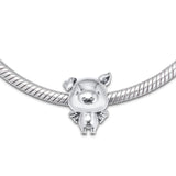 European Flying Pig Bead 925 Sterling Silver Charm for Bracelets