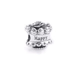 Europe Charms Bracelets Happy Birthday Beads 925 Sterling Silver