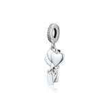 Heart Balloons Dangle Beads for Europe Charms Bracelets