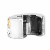 Europe Charms Bracelets Hearts Aglow Clip Beads 925 Sterling Silver Golden