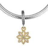 Europe Charms Bracelets Lace Botanique Beads 925 Silver Jewelry