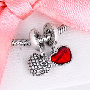 Mother and Daughter Beads 925 Sterling Silver Jewelry