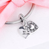 925 Sterling Silver My Wife Always Beads for Europe Charms Bracelets