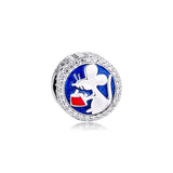 925 Silver Radiant Rat Bead for Europe Charms Bracelets