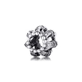 Shimmering Sentiments Beads with Clear CZ 925 Sterling Silver Jewelry