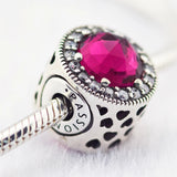 Passion Beads Red CZ 925 Sterling Silver Jewelry