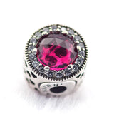 Passion Beads Red CZ 925 Sterling Silver Jewelry