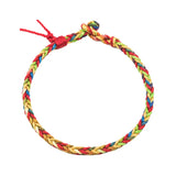 Tibetan Buddhist Knots Lucky Rope Bracelet Prayer Amulet