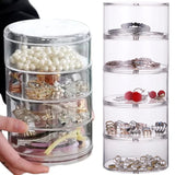 5-Layer Multifunctional Jewelry Box Display Stand Organizer Case
