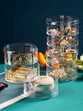 Multifunctional Transparent Jewelry Box Dustproof Display Stand