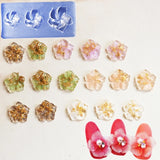 5 Petal Flower Nail Art Mold 3D Silicone Mould DIY Girl Nail Art Tool