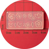 5 Petal Flower Nail Art Mold 3D Silicone Mould DIY Girl Nail Art Tool