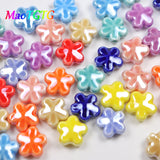 Colorful Flower Ceramic Beads 12X5.5mm for Jewelry Making
