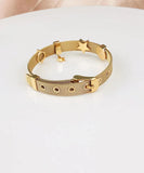 Stainless Steel Star Circle Bracelet European American Jewelry