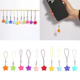 5-Pointed Star Lobster Clasp Pendant for DIY Keychain