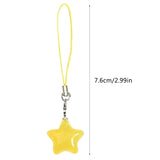 5-Pointed Star Lobster Clasp Pendant for DIY Keychain